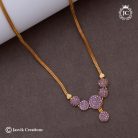 598 Simple LAvender NEcklace- JCNL598 -550 (9)