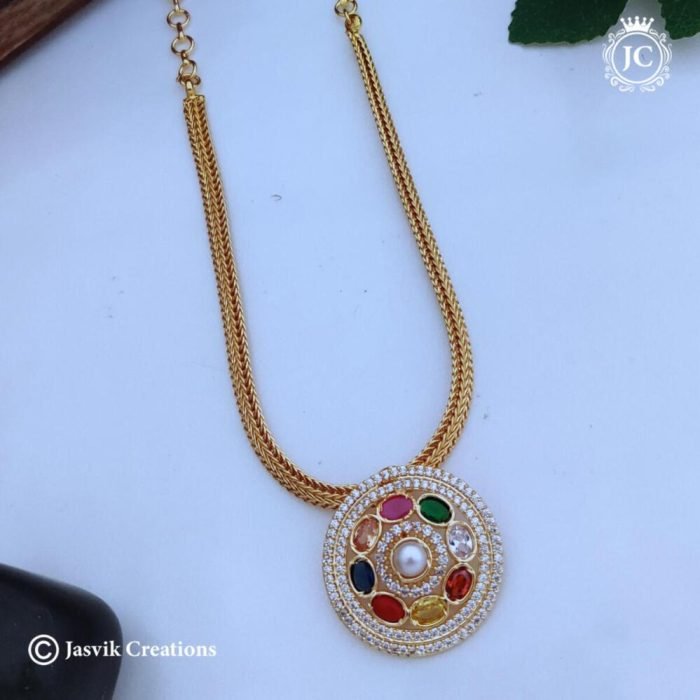 602 Navarathna Detachable Attikai Set - JCNL602- 650 copy