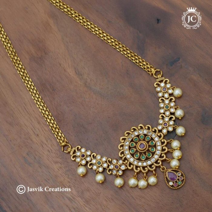 614 Premium Antique Mini Chocker -JCNL614 - 299 (3)