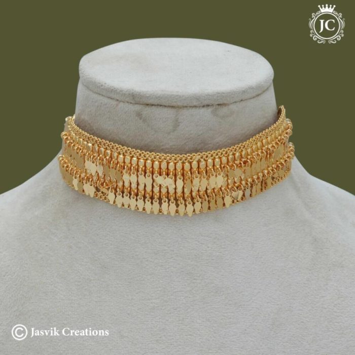 616 Real - Gold-Replica-Kerala- Pattern Chocker-- JCNL616 -650-(7)