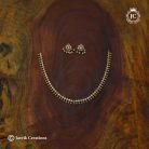 620 Simple TRaditional White Stone Necklace - JCNL620- 550 (5)