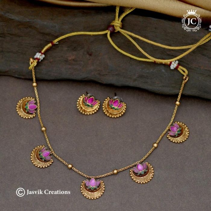 621 Dudger Freinsly Lotuas Necklace - JCNL621 - 220 (3)