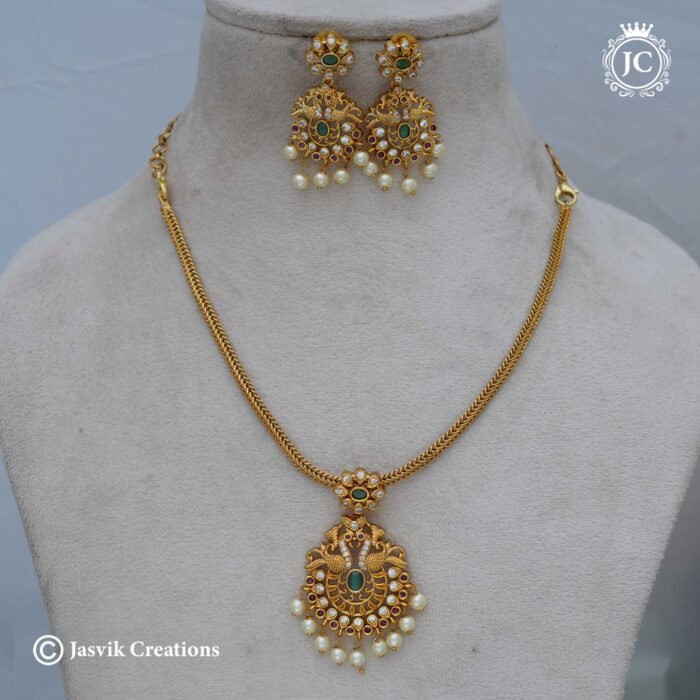 627 Tradirional Simple Peacock Attikai -JCNL627 - 450 (1)