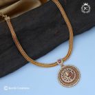 630 Microplated Peacock Attikai NEcklace- JCNL630 - 599 (3)