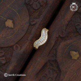 Fancy Gold Shade Finger Ring - JCFR076