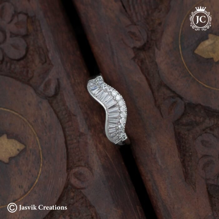 77 Fancy Sliver Shade Finger ring- JCFR077 - 110 (2)