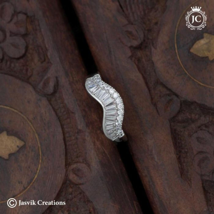 77 Fancy Sliver Shade Finger ring- JCFR077 - 110 (2)