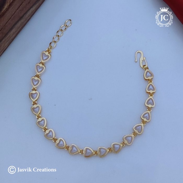 87 Microplated Heartin Bracelt - JCBT087 250 copy