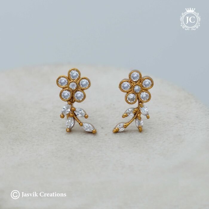 PRemium Antique Simple Flower Ear Cuff - 120 (2)