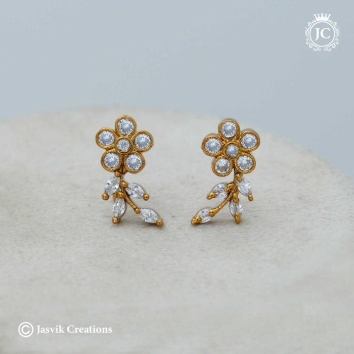 PRemium Antique Simple Flower Ear Cuff - 120 (2) PRemium Antique Simple Flower Ear Cuff - 120 (2)