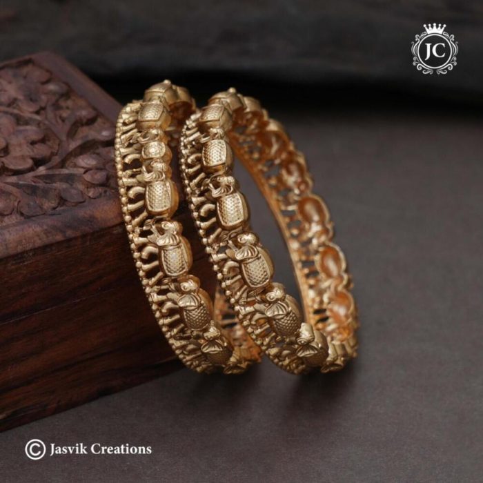 279 Matte-Finish-Elephant-Bangle-JCBN279 --299-(3)