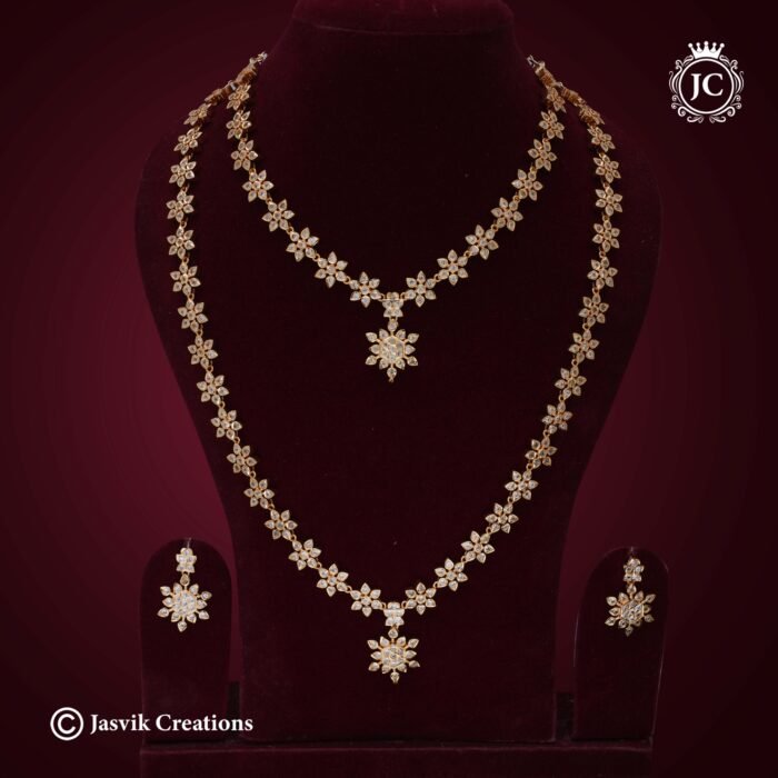 506 Diamond Replica Star impon Combo Set - JCCM506 - 1399