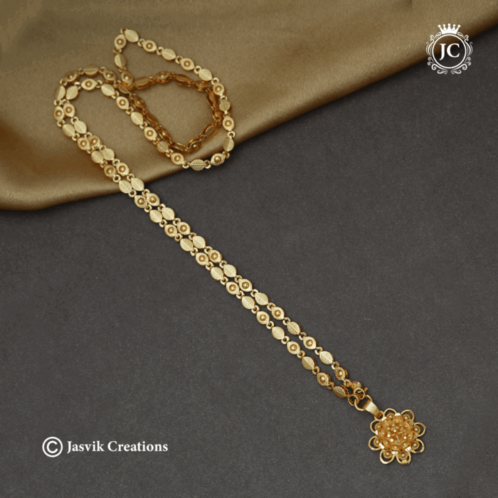 509 Simple Gold Look Dollar chain ( 24 Only) - JCCH509 - 499