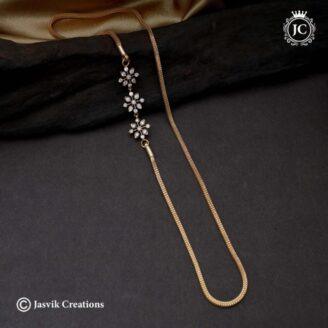 Diamond Replica Thick Mugappu Chain - JCCH514