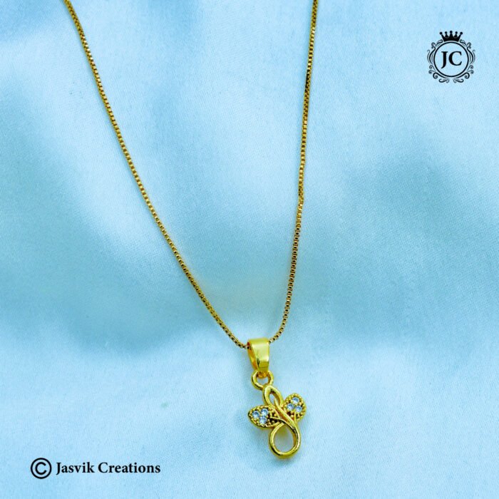 517 - Simple Daily wear Leaf pattern Chain JCCH517 - 199