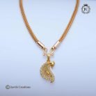 531 Pacock Dollar with Net Chain ( 18 inch Only) -JCCH531 - 450