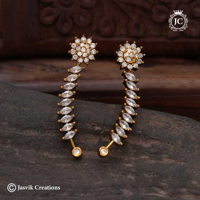 595 Antique-Finish-Diamond--Pattern-Ear-Cuff- JCER595 -170-(2)