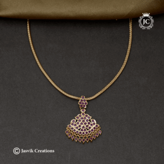 Attikai Necklace Ruby Stone - JCNL633