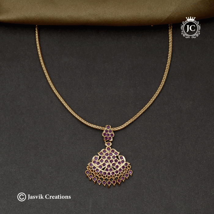 633 Attikai NEcklace Ruby Stone - JCNL633 -499 633 Attikai NEcklace Ruby Stone - JCNL633 -499