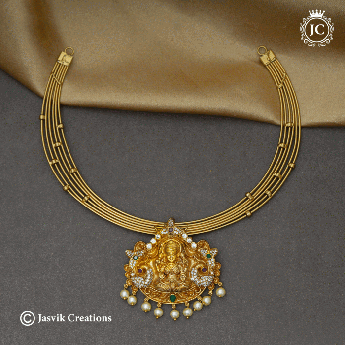 635 Kanday Lakshmi Necklace- JCNL635 - 999