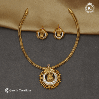 Lakshmi Budget Friendly Attikai Necklace - JCNL636