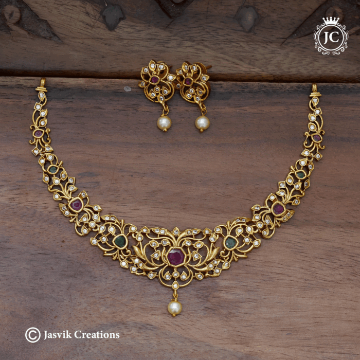 638 Antique-NEcklace-- JCNL638 -450--(2)