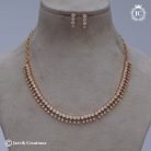 648 Micro plated Reeeal Diamond NEcklace - JCNL648 - 799