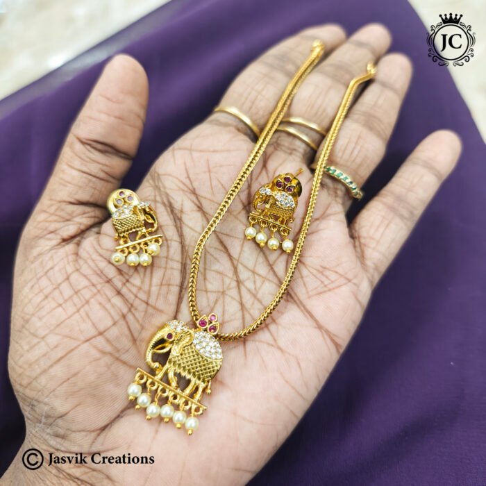 649 Kids special elephant choker 199rs JCNL649