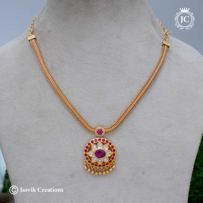 651 Microplatrd Trafdtional NEcklace-JCNL651- 599