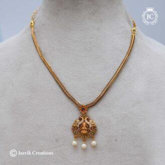 Simple Lakshmi Necklace - JCNL653
