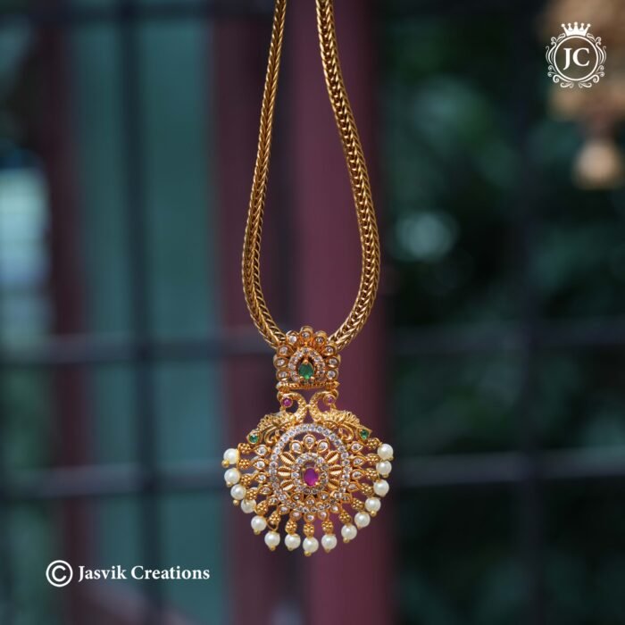 656 Antique-Finish-Peacock-Attikai-JCNL656 -320-(4)