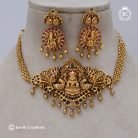 667 Premium Nakshi Finsh Lakshmi Chocker - JCNL667 - 650 (2)