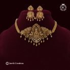 667 Premium Nakshi Finsh Lakshmi Chocker - JCNL667 - 650 (3)