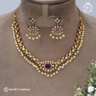 Premium Uncut Necklace - JCNL668