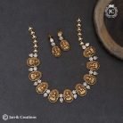 671 Antique-Gold-copy-Lakshmi--necklace- JCNL671 --799(4)