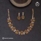 671 Antique-Gold-copy-Lakshmi--necklace- JCNL671 --799(5)