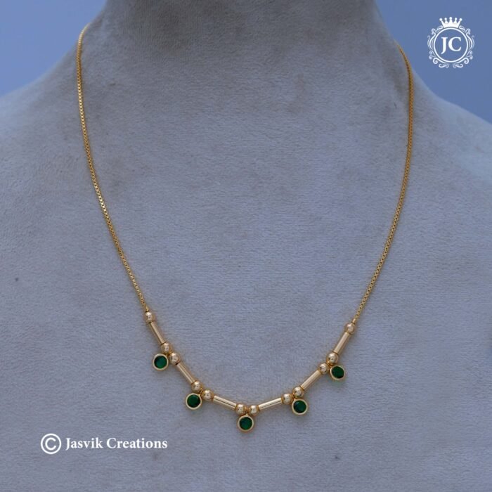 676 Simple-Microplated-NEclklace-- JCNL676 -350