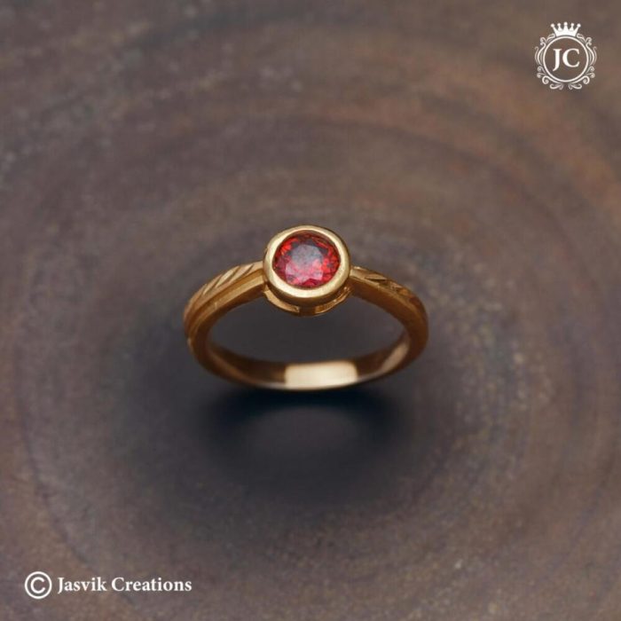 97 Microplated Stone ring - JCFR97 (1)