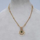 Antique Simple NEcklace -Green 320 (4)