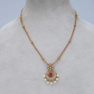 Antique Simple Necklace - JCNL661