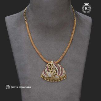 Peacock-Forming-Pendent-with-Micro-Chain- JCCH526