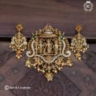 114 Premium Ram PArivar Pendent with Ear Ring-JCPT114 - 1299 (3)