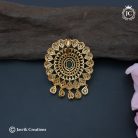 120 Real-Diamond-Replica-Flower-Dollar-Pendent-- JCPT120 -799-(4)