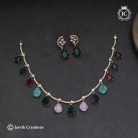 197 Premium Multi Stone NEcklace-JCHM197 – 650 (2)