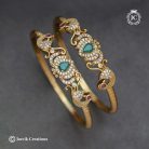 302 Premium Lotus With Peacock Kada Bangle-JCBN302 - 499 (5)