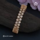 309 Gold-Finsh-Sytar-Diamond-look-Bangle-JCBN309 --550-(5)