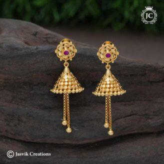Forming-Gold-Look-Jhumka - JCER328