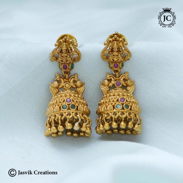 329 Premium-Antique-LaKSHMI--Jhumka--JCER329 --299-(2)
