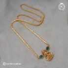536 Antique-Lakshmi-pendent-with-micro-chain---24-Only-- JCCH536 -650-(2)