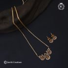 541 Premium Antique Lakshmi Dollar Chain -JCCH541 - 999 24 Inch 1099 30 Inch (3)